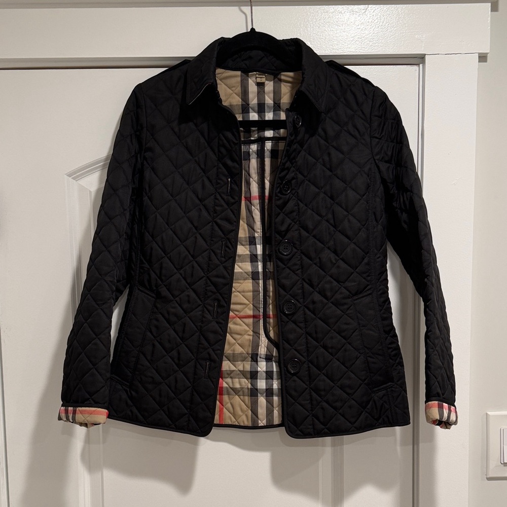 Burberry Black Quilted Women's Jacket